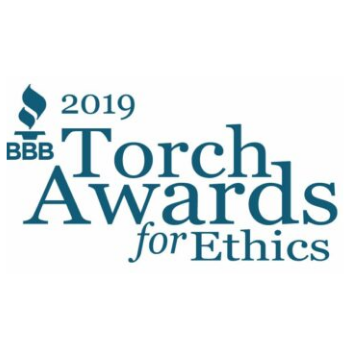 2019 logo for Better Business Bureau Torch Awards for Ethics